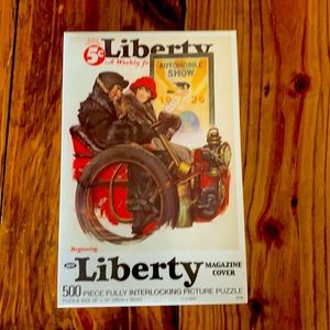 Norman Rockwell/500 piece pic puzzle/NIB NWOT/Liberty/Vintage/family game night